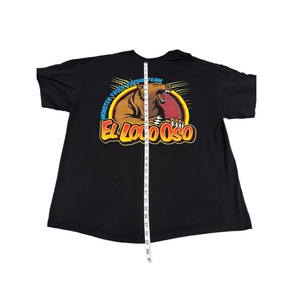 Men’s El Loco Oso Monster Truck Racing Tshirt Size 2XL - Picture 2 of 7